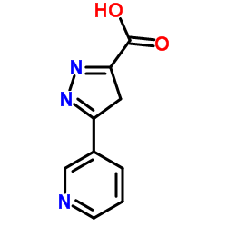 5-pyridin-3-yl-4H-pyrazole-3-carboxylic acid Structure