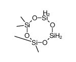 2,2,4,4-tetramethyl-1,3,5,7,2,4,6,8-tetraoxatetrasilocane结构式