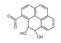 (4S,5R)-3-nitro-4,5-dihydropyrene-4,5-diol结构式