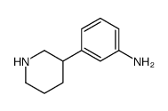 3-(3-Piperidinyl)aniline结构式