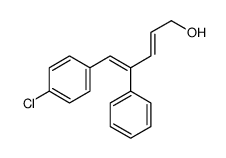 5-(4-chlorophenyl)-4-phenylpenta-2,4-dien-1-ol Structure