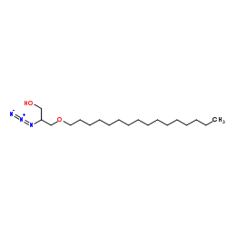 (+/-)-2-Azido-2-desoxy-3-O-hexadecylglycerol结构式