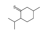 5-methyl-2-(1-methylethyl)cyclohexanethione structure