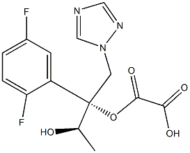 (2R,3R)-2-(2,5-difluorophenyl)-1-(1H-1,2,4-triazol-1-yl)butane-2,3-diol oxalate Structure