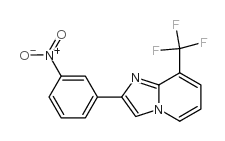2-(3-nitrophenyl)-8-(trifluoromethyl)imidazo[1,2-a]pyridine Structure