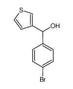(4-bromophenyl)(thiophen-3-yl)methanol结构式