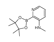 N-methyl-2-(4,4,5,5-tetramethyl-1,3,2-dioxaborolan-2-yl)pyridin-3-amine Structure