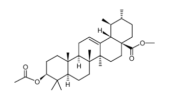 3-ACETYLOXY-(3BETA)-URS-12-EN-28-OIC ACID METHYL ESTER picture