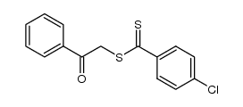 2-oxo-2-phenylethyl 4-chlorobenzodithioate Structure