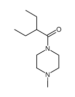 1-(2-ethyl-butyryl)-4-methyl-piperazine结构式