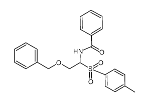 N-(2-(benzyloxy)-1-tosylethyl)benzamide Structure