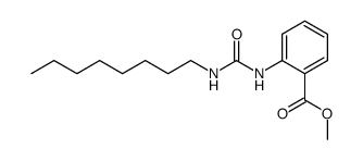2-(3-Octyl-ureido)-benzoic acid methyl ester Structure