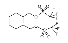 cyclo-C6H10(CH2OSO2CF3)2 Structure