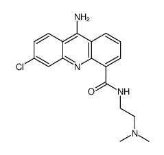 9-Amino-6-chloro-acridine-4-carboxylic acid (2-dimethylamino-ethyl)-amide Structure