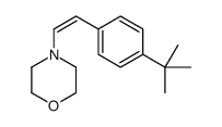 4-{(E)-2-[4-(2-Methyl-2-propanyl)phenyl]vinyl}morpholine Structure