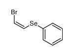 (Z)-2-(phenylseleno)-1-bromoethylene结构式