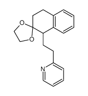 2-[2-(3',4'-dihydro-1'H-spiro[[1,3]dioxolane-2,2'-naphthalen]-1'-yl)-ethyl]-pyridine Structure