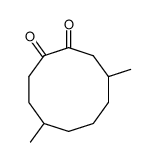 4,8-dimethyl-cyclodecane-1,2-dione结构式