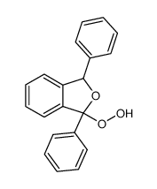 1,3-Diphenyl-phthalanyl-hydroperoxid Structure