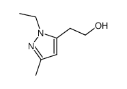 2-(2-ethyl-5-methyl-2H-pyrazol-3-yl)ethanol Structure