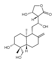 12(R),13(R)-12-hydroxyandrographolide Structure