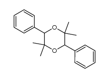 2,2,5,5-tetramethyl-3,6-diphenyl-[1,4]dioxane Structure