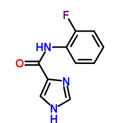 N-(2-Fluorophenyl)-1H-imidazole-4-carboxamide结构式