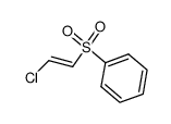 1-phenylsulfonyl-2-chloroethene结构式