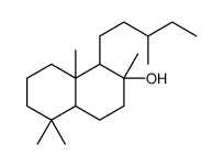 2,5,5,8a-tetramethyl-1-(3-methylpentyl)-3,4,4a,6,7,8-hexahydro-1H-naphthalen-2-ol结构式