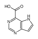 5H-吡咯并[3,2-d]嘧啶-4-羧酸结构式