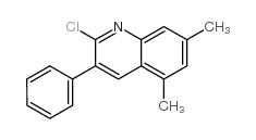 2-Chloro-5,7-dimethyl-3-phenylquinoline Structure