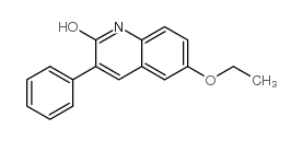 6-乙氧基-3-苯基-2-喹啉醇结构式