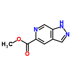 1H-吡唑并[3,4-C]吡啶-5-甲酸甲酯结构式