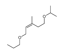 3-methyl-5-propan-2-yloxy-1-propoxypent-2-ene Structure