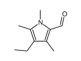 1H-Pyrrole-2-carboxaldehyde,4-ethyl-1,3,5-trimethyl-(9CI) Structure