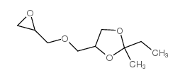4-[(2,3-epoxypropoxy)methyl]-2-ethyl-2-methyl-1,3-dioxolane结构式