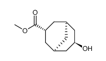 methyl endo-7-hydroxybicyclo[3.3.1]nonane-exo-3-carboxylate Structure