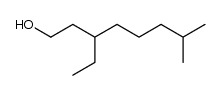 3-ethyl-7-methyl-octan-1-ol结构式