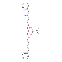 N-Benzyl-6-(4-phenylbutoxy)hexan-1-amine-oxalate结构式