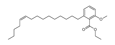 ethyl 2-methoxy-6-(10-pentadecenyl)benzoate Structure