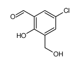 5-chloro-2-hydroxy-3-(hydroxymethyl)benzaldehyde Structure