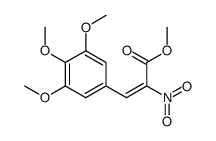 methyl 2-nitro-3-(3,4,5-trimethoxyphenyl)prop-2-enoate Structure