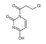 1-(3-chloropropanoyl)pyrimidine-2,4-dione结构式