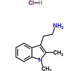 2-(1,2-DIMETHYL-1H-INDOL-3-YL)ETHANAMINE HYDROCHLORIDE Structure
