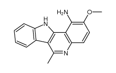 2-methoxy-6-methyl-11H-indolo[3,2-c]quinolin-1-amine结构式