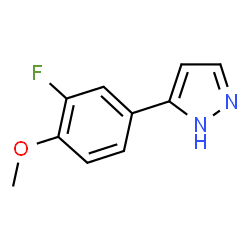 5-(3-Fluoro-4-methoxyphenyl)-1H-pyrazole structure