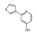 2-thiophen-3-yl-1H-pyridin-4-one Structure