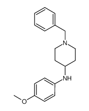 4-methoxyphenyl-(1-benzyl-piperidin-4-yl)-amine结构式