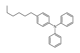 4-hexyl-N,N-diphenylaniline Structure