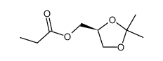 (S)-1,2-O-isopropylidene glycerol propionate结构式